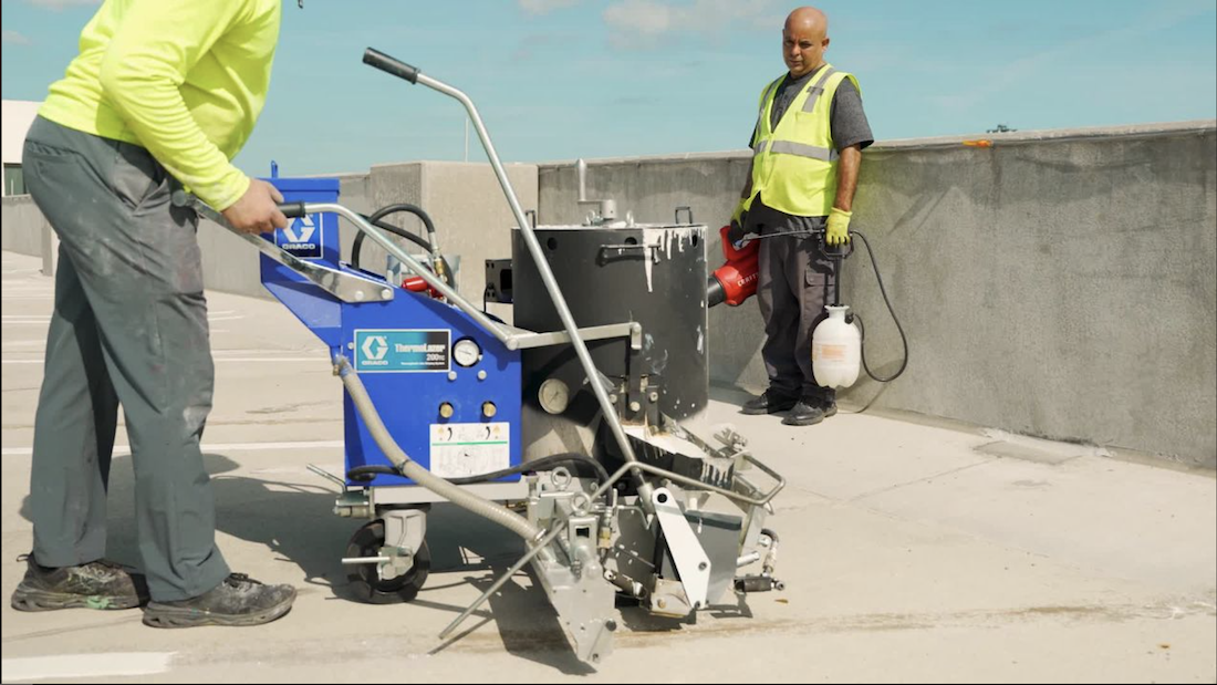 Thermoplastic Striping